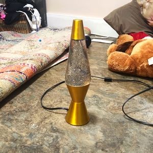 Glitter lava lamp
